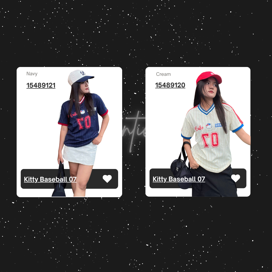  Áo Thun New Era - [Unisex] Kitty Baseball 07 