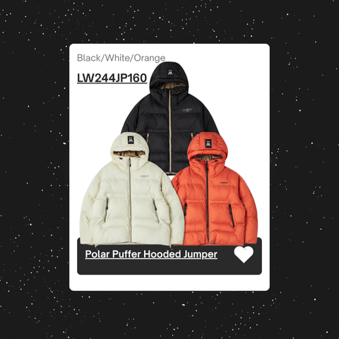 Áo Khoác Phao LifeWork [Unisex] - Polar Puffer Hooded Jumper - LW244JP160