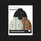  Áo Khoác Phao LifeWork [Unisex] - Turtleneck Puffer High-Neck Jumper - LW244JP150 