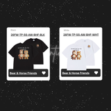  Áo Thun ADLV [Unisex] - Acmédelavie Bear & Horse Friends 