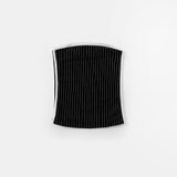  Áo Quây [Nữ] Badblood - [w-tnk25-034] Classic Logo Stripe Tube Top Black 