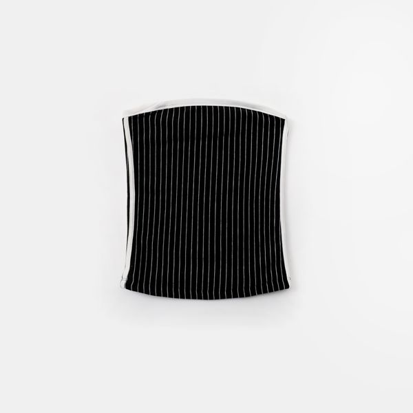 Áo Quây [Nữ] Badblood - [w-tnk25-034] Classic Logo Stripe Tube Top Black