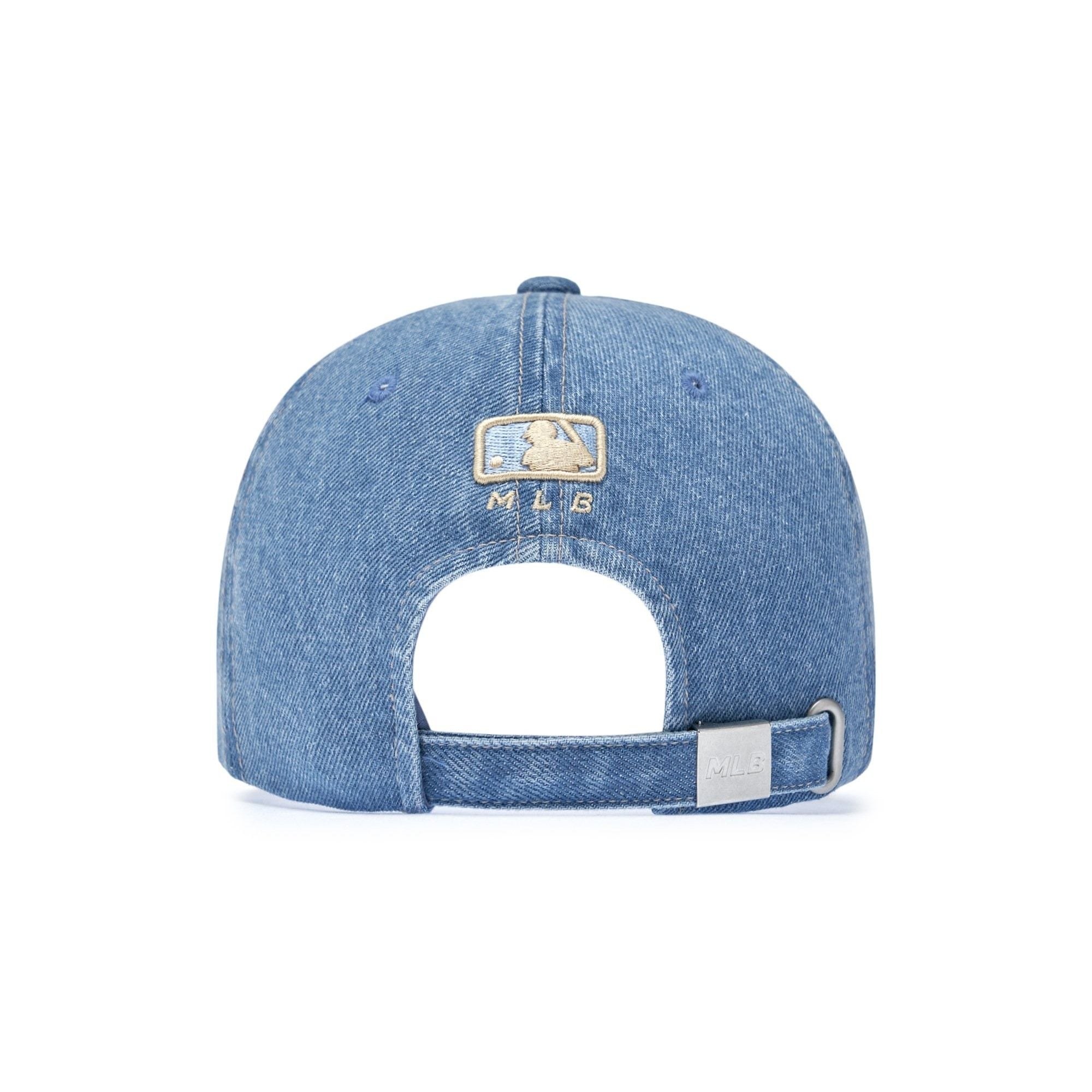  Nón MLB Korea - [Unisex] Denim Suede Unstructured Ballcap - 3ACPB125N-50BGS 