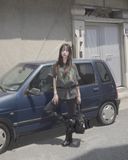  Áo thun [Unisex] ADLV - Acmédelavie Pigment Shooting Alien Charcoal 