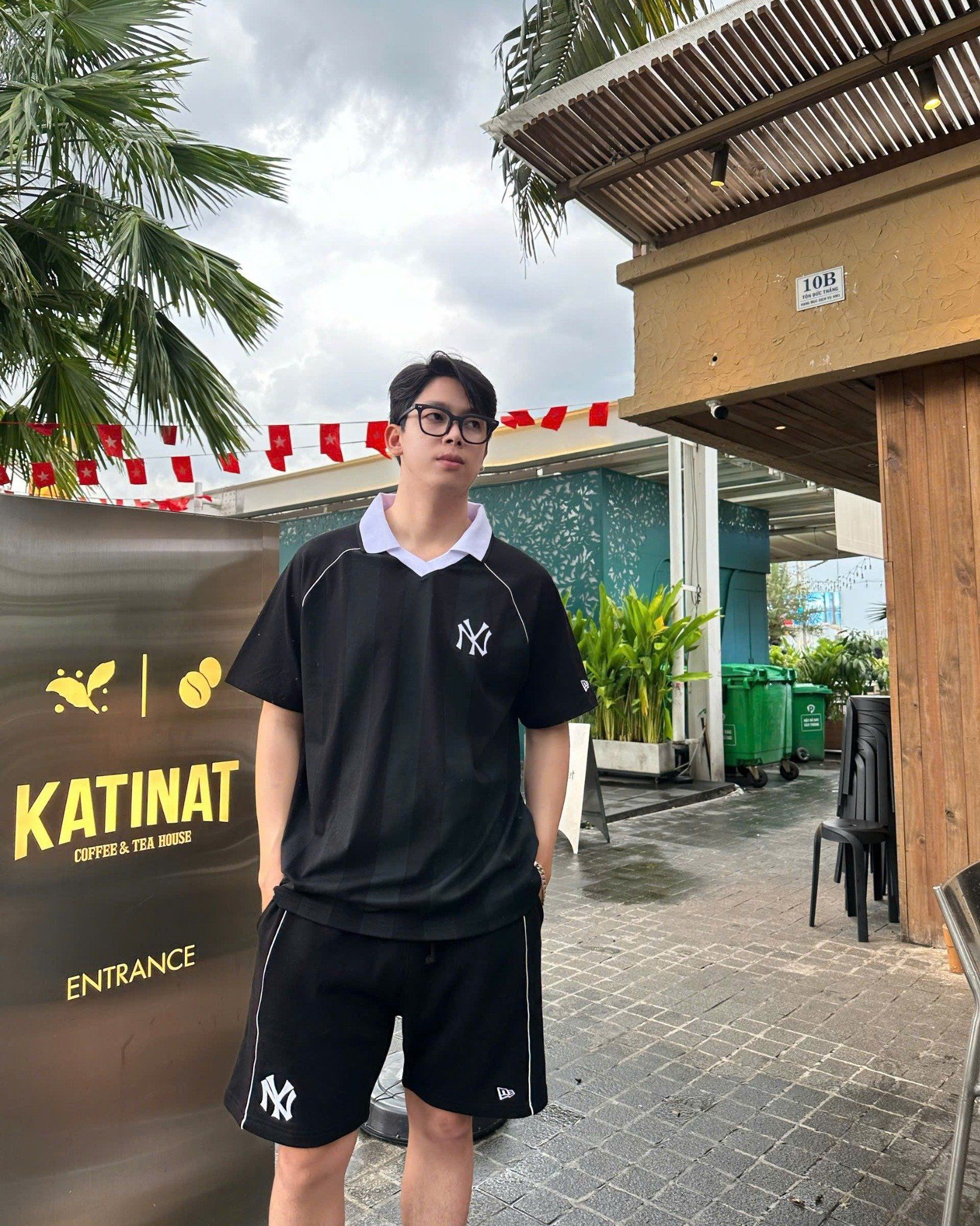  Áo Polo New Era - [Unisex] NY Yankees Jersey Stripe Black - 18978563 