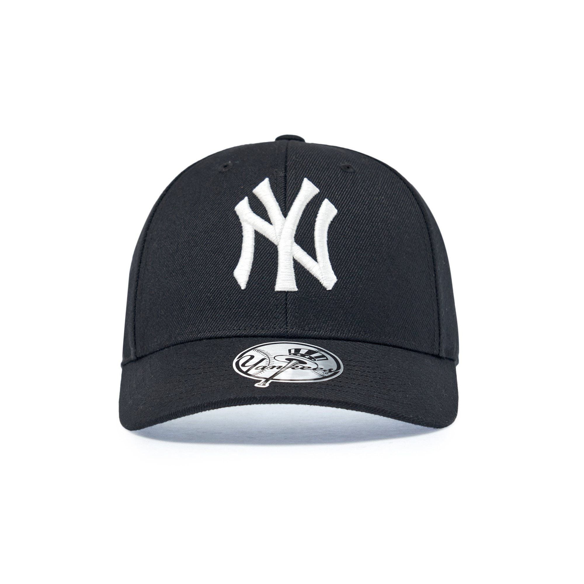 Nón MLB Korea - [Unisex] Signature Patch Structure Ball Cap New York Yankees - 3ACPBB25N-50BKS 