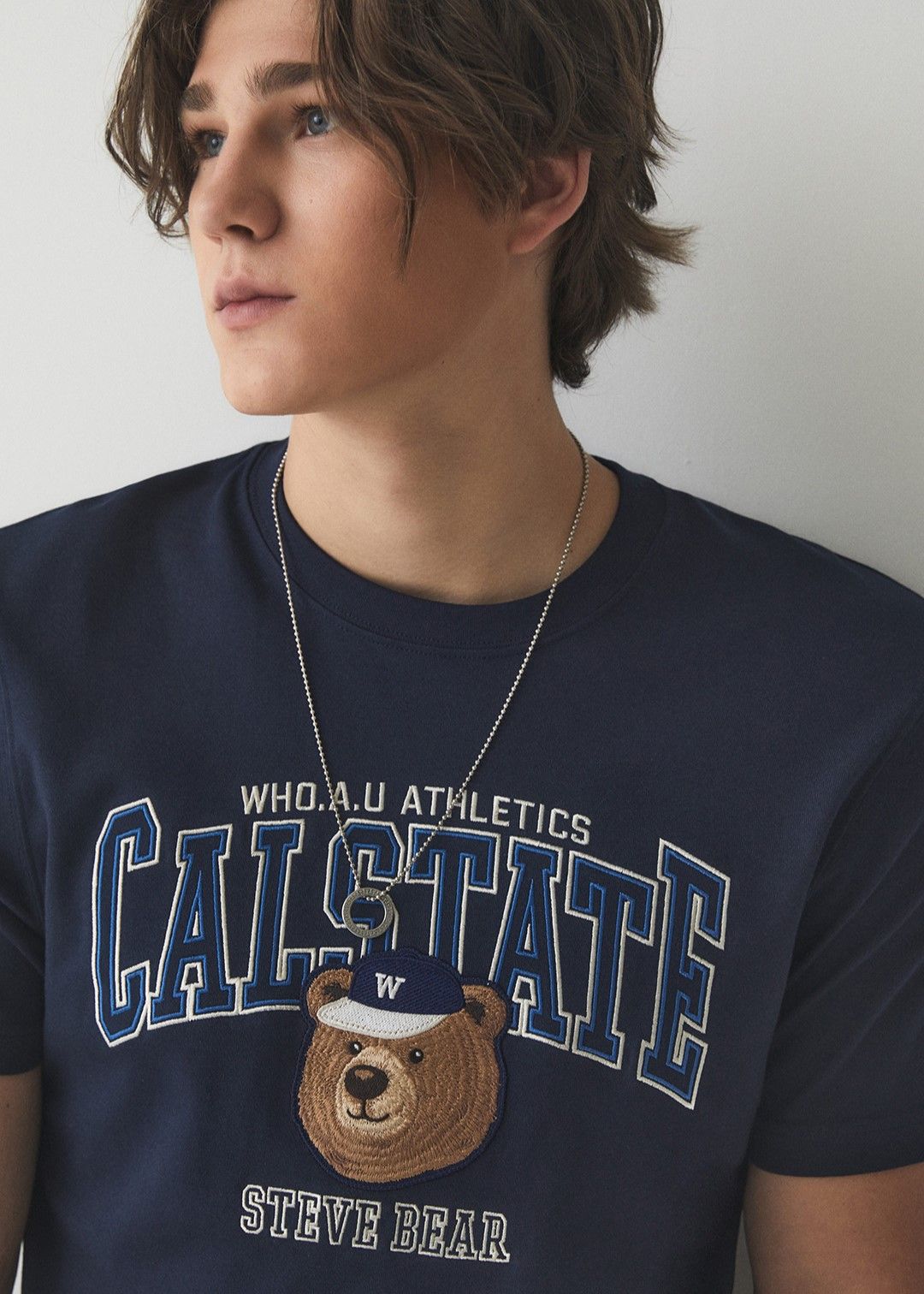  Áo Thun WHOAU [Unisex] - Steve Campus Patch - WHRPE2492U 