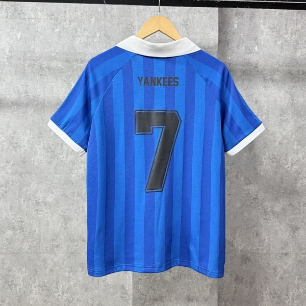 Áo Thun Polo New Era - [Unisex] NY Football Stripe Blue