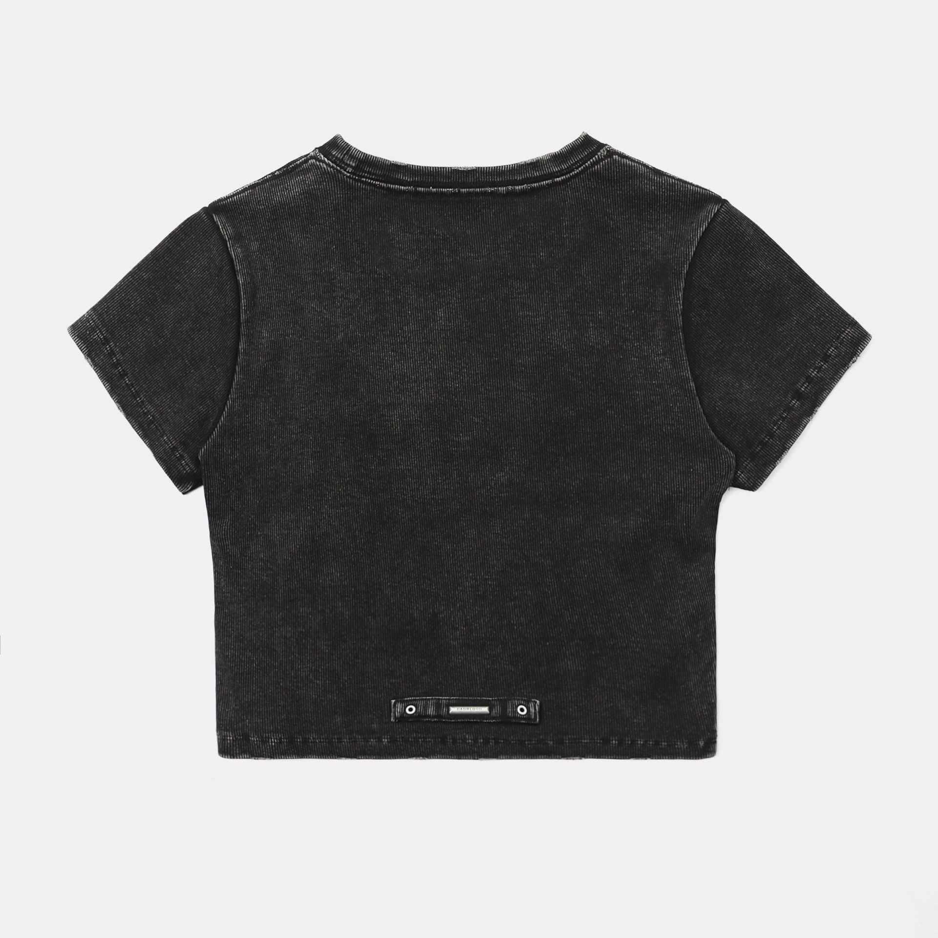  Áo Thun [Nữ] Badblood - [w-tee25-042] Squad 1/2 Muscle Tee Black 