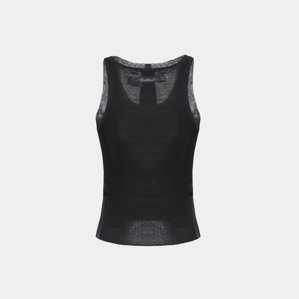 Áo Croptop [Nữ] Badblood - [w-tnk24-024] Second Skin Tank Top Black