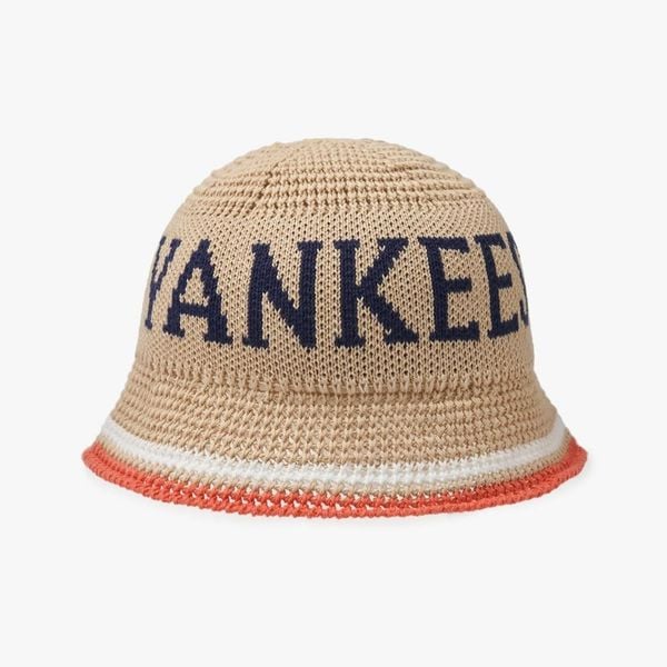 Nón Bucket Dệt Len MLB Knitted Crochet - 3AHTK014N 50BGL