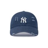  Nón MLB Korea - [Unisex] Damage Washed Unstructured Ball Cap NY Yankees - 3ACPVV34N-50NYS 