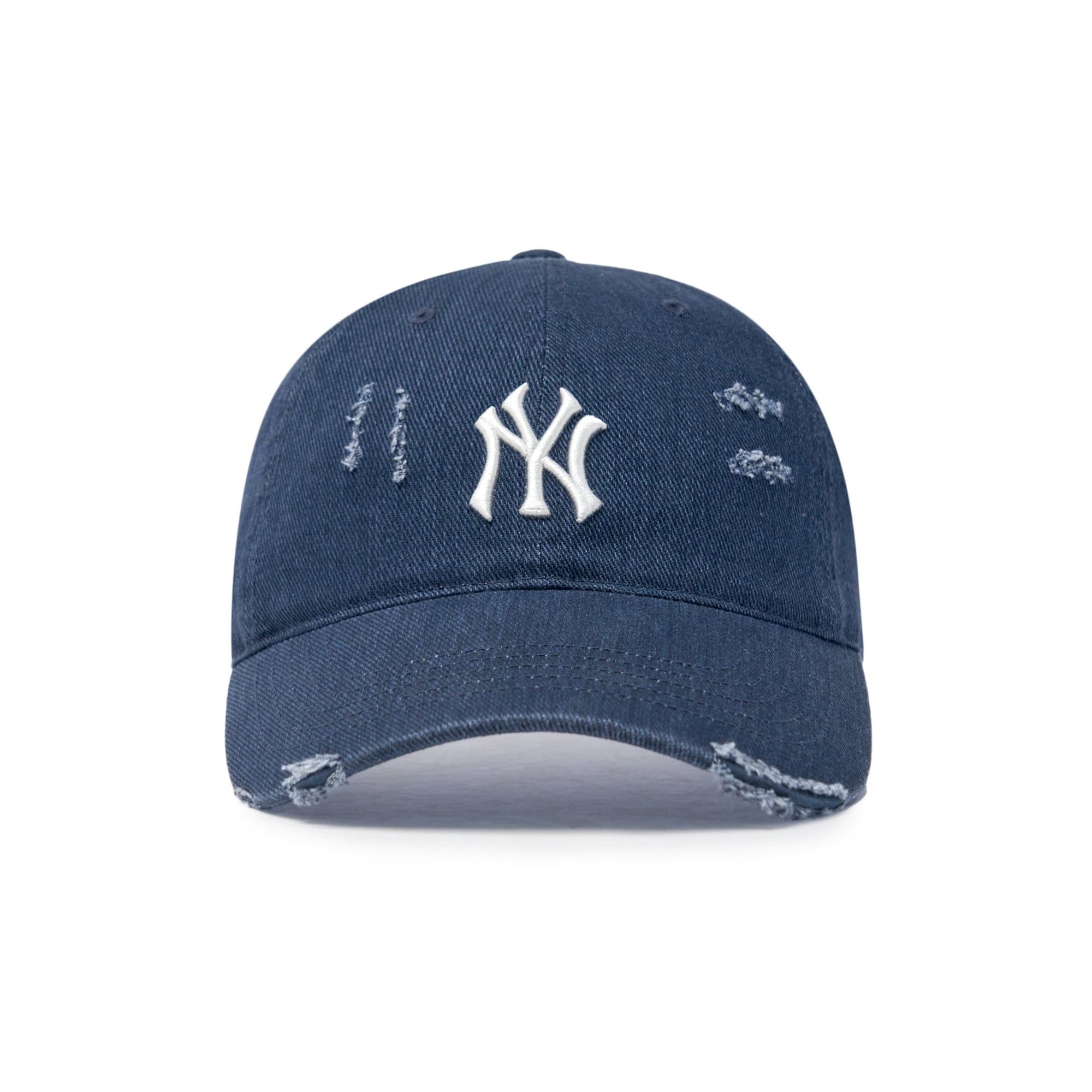  Nón MLB Korea - [Unisex] Damage Washed Unstructured Ball Cap NY Yankees - 3ACPVV34N-50NYS 