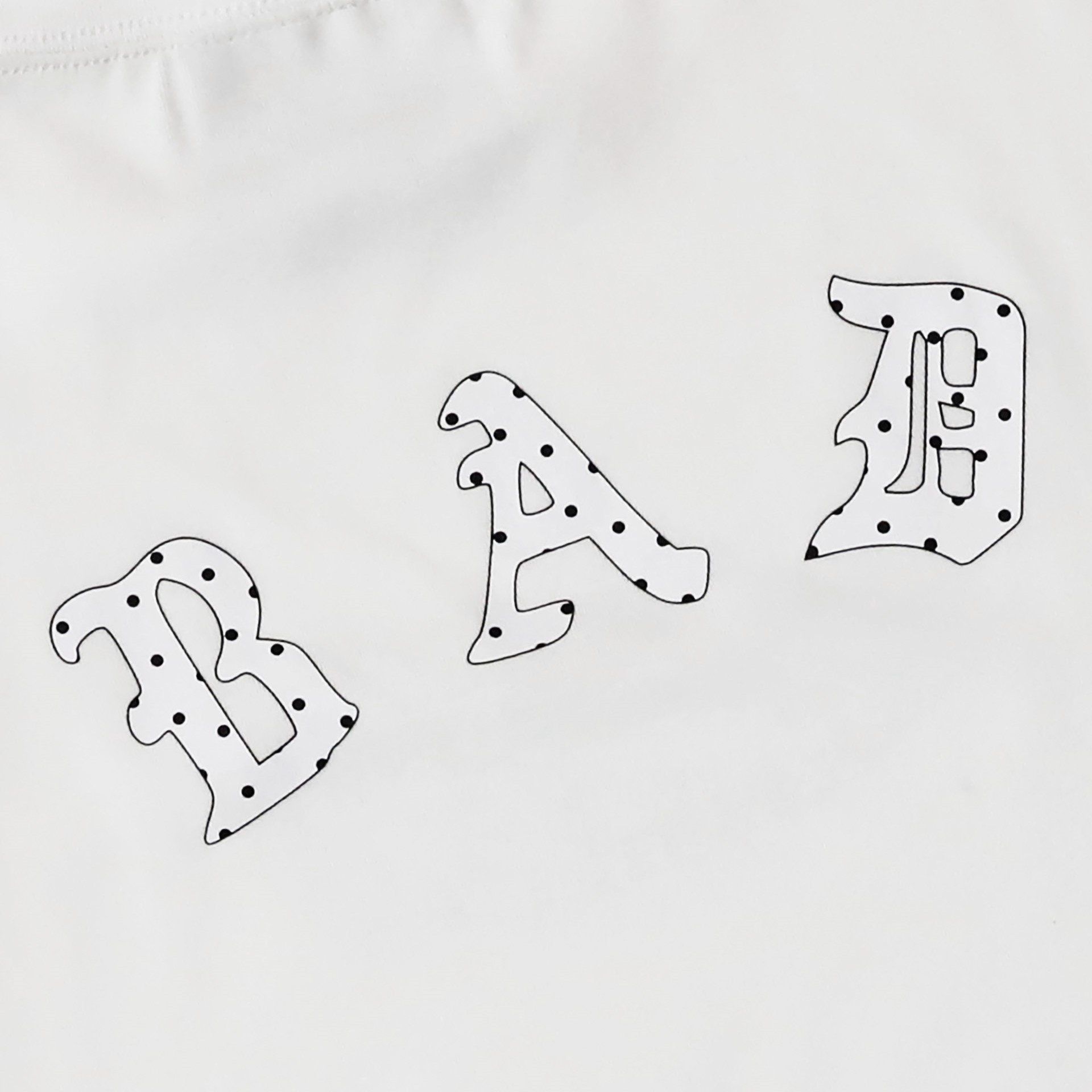  Áo Thun [Unisex] Badblood - [w-tee25-079] Mystic Dot Logo Jersey T-Shirt Black 