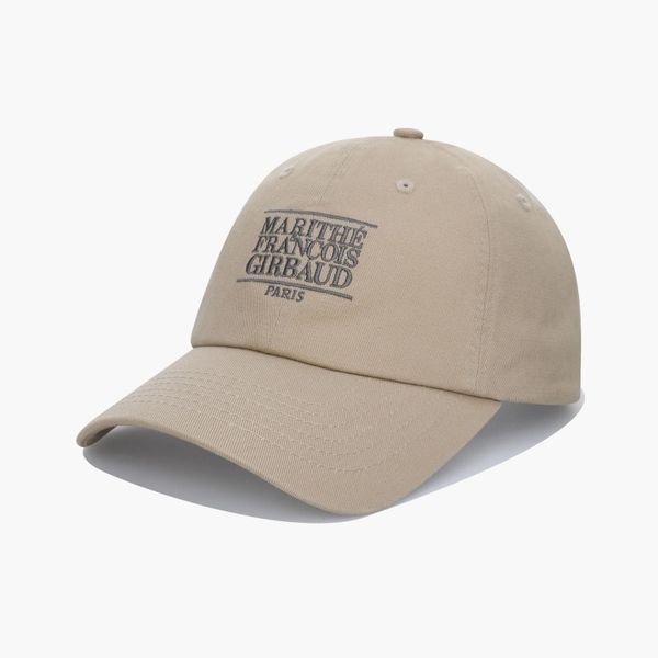 Nón Marithe & Francois Girbaud - Small Classic Logo Cap Dark Beige