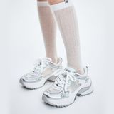  Giày MLB Korea Curve Runner New York Yankees White - 3ARNM015N-50WHS 