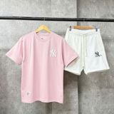  Áo Thun New Era - [Unisex] NY Yankees Hawaii Style Logo Pink T-Shirt - 12354883 