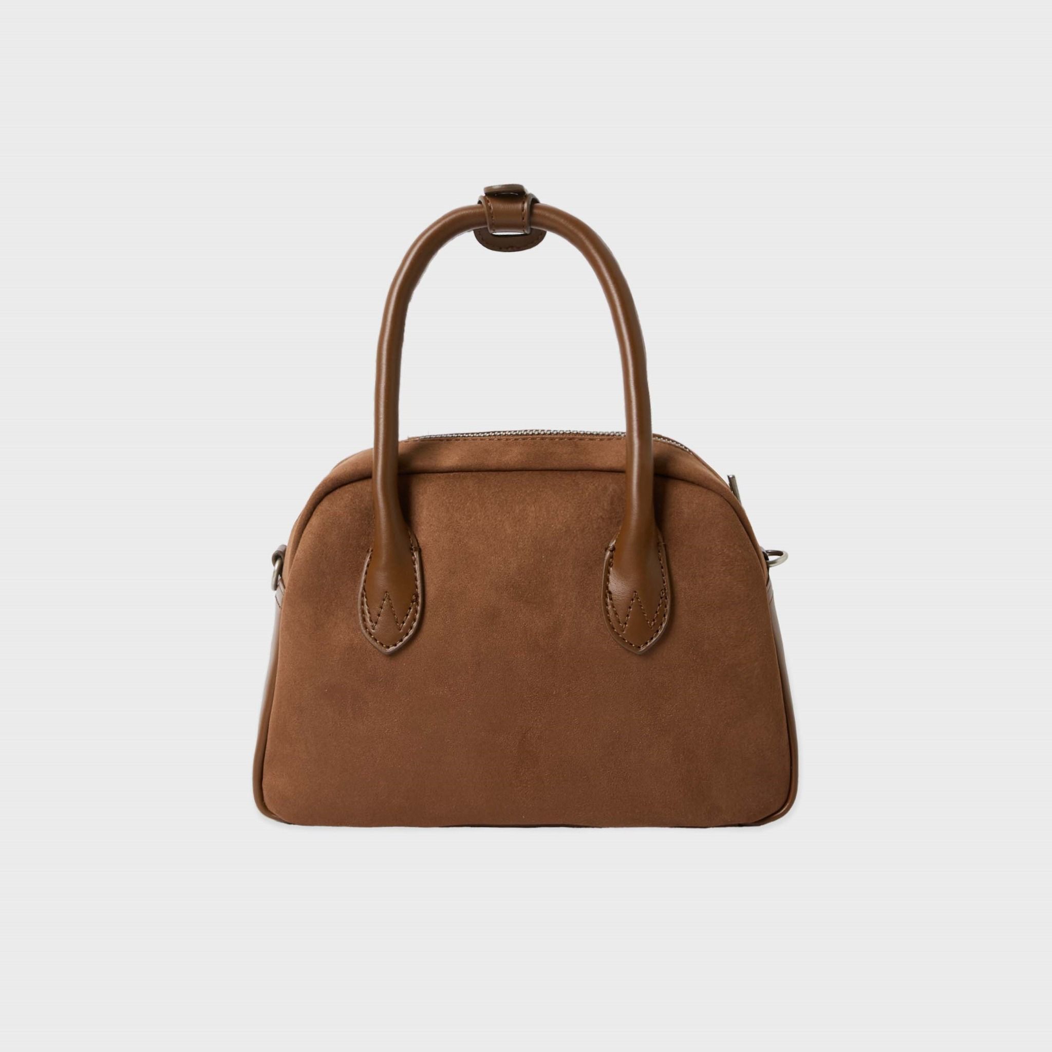  Túi Đeo Chéo Whoau - Suede Boston Bag - WHBGF4T32A 