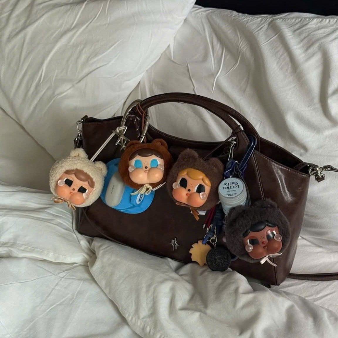 Túi Xách FindKapoor Korea - Market Bag 37 Dark Brown 
