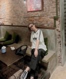  Áo Thun [Unisex] Badblood - [at-tee23-003] Sports Club T-Shirt White 