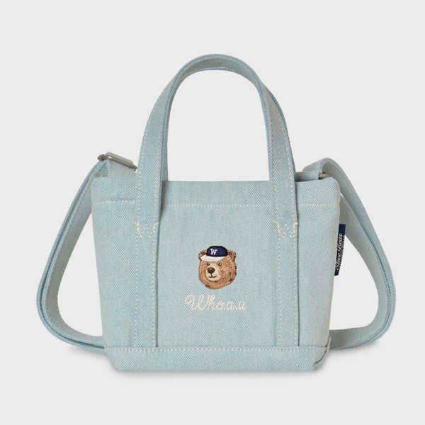 Túi Xách Whoau - Steve Denim Mini Tote Bag - WHBGG2323A