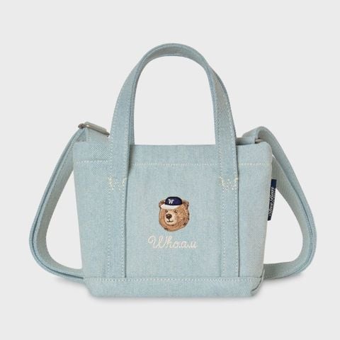 Túi Xách Whoau - Steve Denim Mini Tote Bag - WHBGG2323A