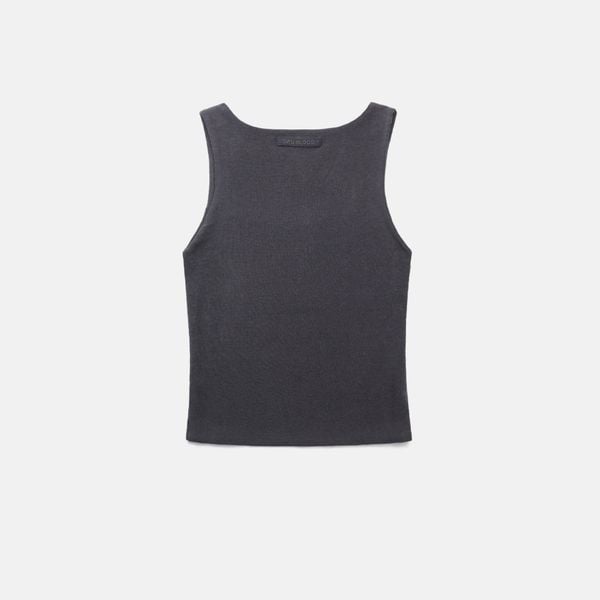 Áo Tanktop [Nữ] Badblood - [w-tnk24-075] Beyond Soft Square Neck Tank Charcoal