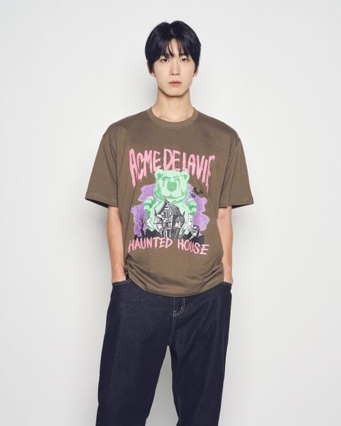 Áo thun [Unisex] ADLV - Acmédelavie AC Bear Halloween Brown