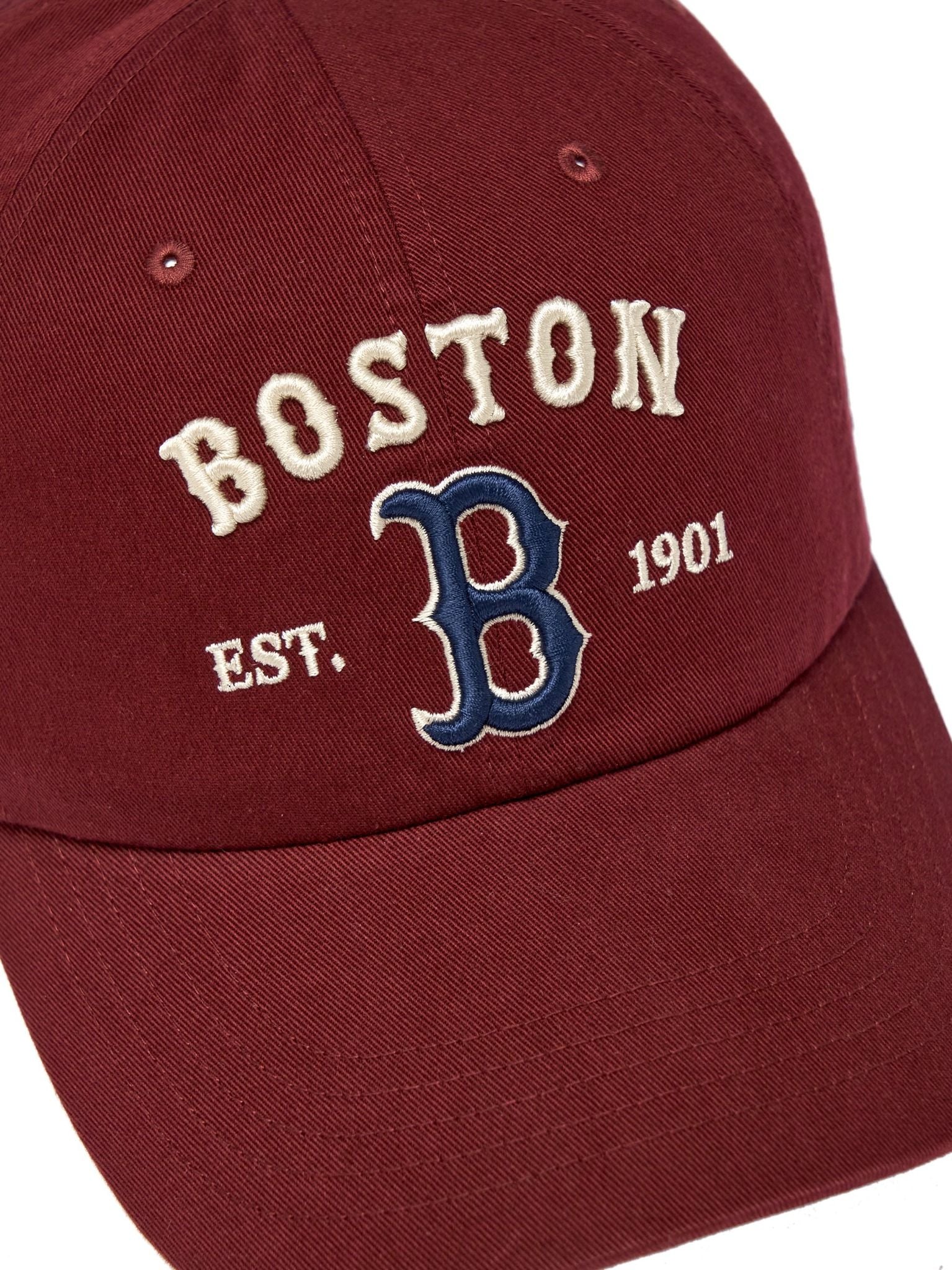  Nón MLB Korea - [Unisex] Vintage Cooperstown Patch Unstructured Ball Cap Boston Red Sox - 3ACPB105N-43WID 