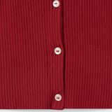  Áo Thun Len WHOAU [Nữ] - Ribbed Button Cardigan - WHCKF4742F 