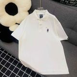  Áo Polo WHOAU [Unisex] - Steve Short Sleeve Collar White - WHHAE2411U 