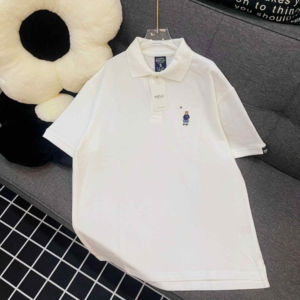  Áo Polo WHOAU [Unisex] - Steve Short Sleeve Collar White - WHHAE2411U 