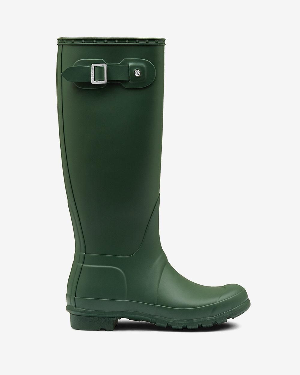  Giày Boots Hunter - Women's Original Tall Rain Boots Green 