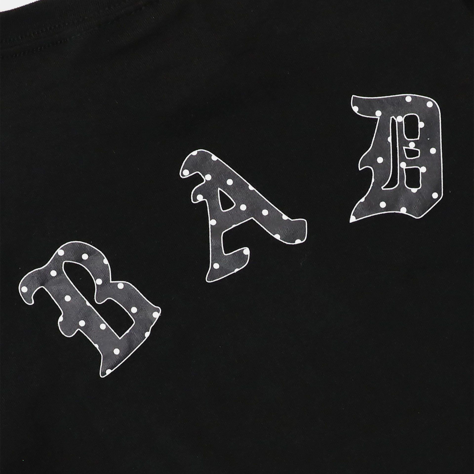  Áo Thun [Unisex] Badblood - [w-tee25-079] Mystic Dot Logo Jersey T-Shirt Black 