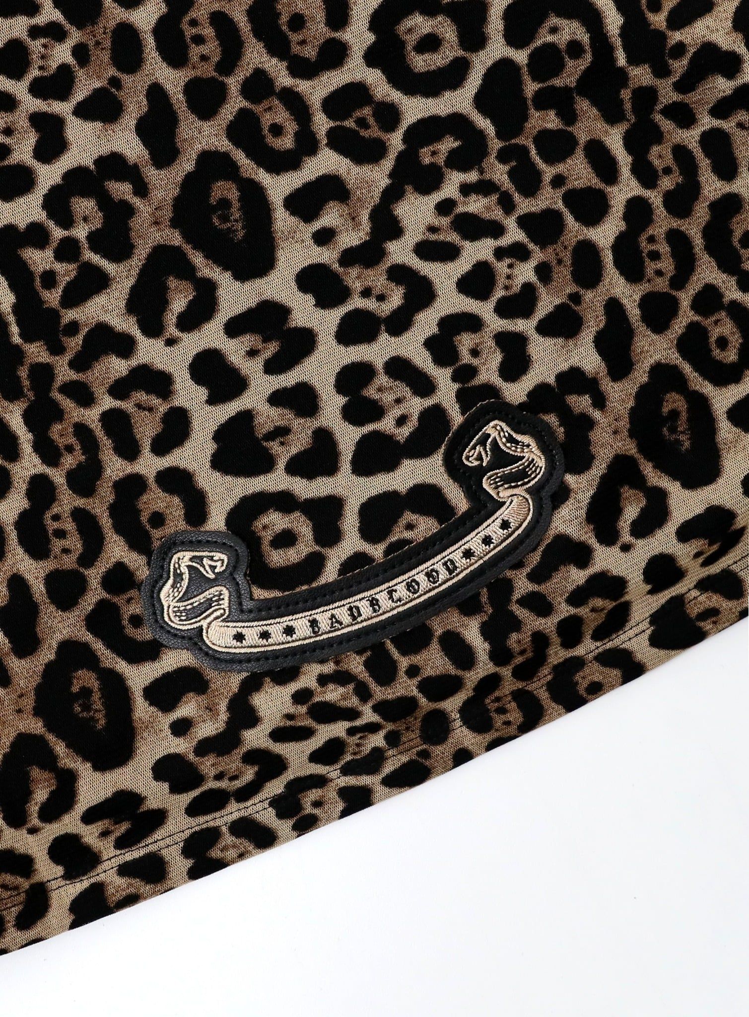  Váy [Nữ] Badblood - [w-drs25-002] Mystic String Mini Dress Brown Leopard 