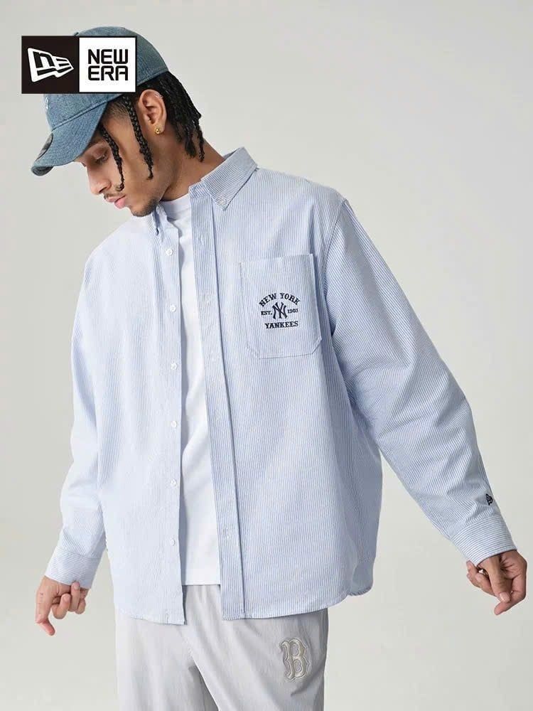  Áo Sơ Mi New Era - [Unisex] NY Yankees Striped Blue - 14529326 