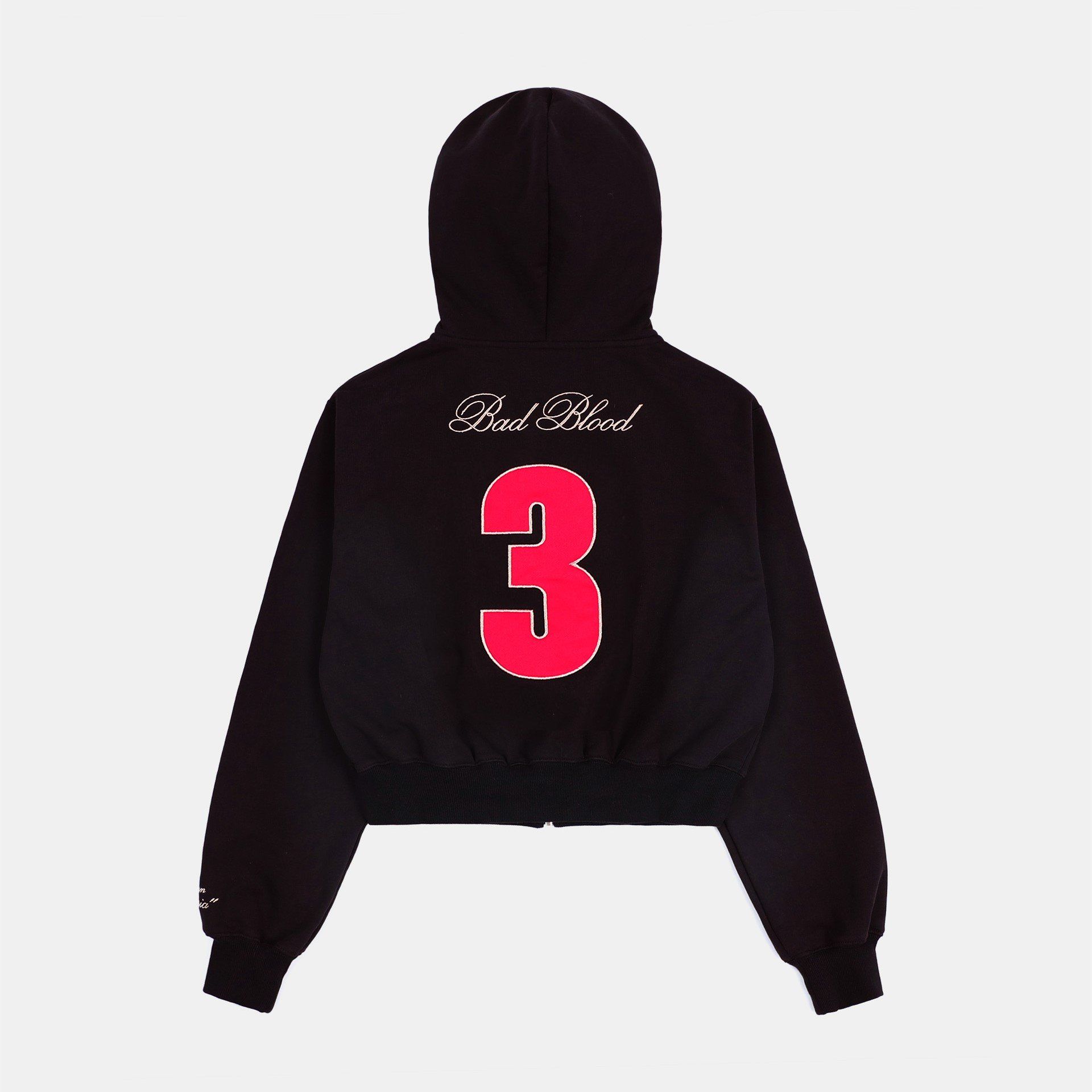  Áo Khoác [Unisex] Badblood - [w-hde24-063] Royal Classic Hooded ZipUp Black 