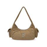  Túi Xách MLB Korea - Vintage Street Studded Hobo Bag NY - 3ABQVB26N-43BGM 