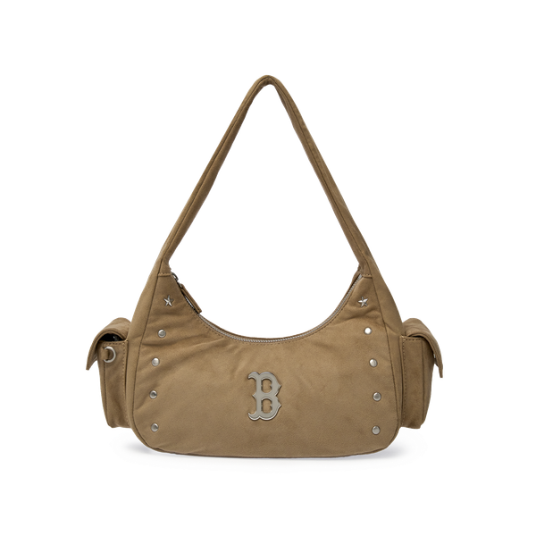 Túi Xách MLB Korea - Vintage Street Studded Hobo Bag NY - 3ABQVB26N-43BGM
