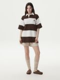  Áo Polo WHOAU [Unisex] -Steve Colorblock Collar T-Shirt - WHHAG2421U 