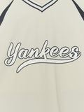  Áo Sweater MLB Korea - Varsity Sportive Curlsive Woven Yankees - 3AMTV1254-50CRD 