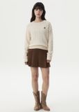  Áo Sweater Whoau [Nữ] - Steve Cable R-neck Pullover - WHKAG4921F 
