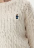  Áo Sweater Whoau [Nữ] - Steve Cable R-neck Pullover - WHKAG4921F 