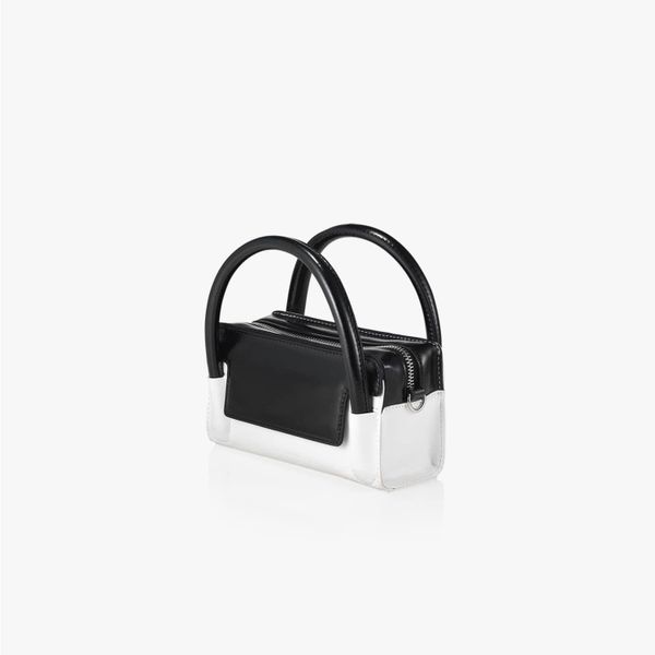 Túi Xách FindKapoor Korea - Marty Bag B 18 Crinkled White Black