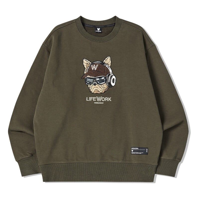  Áo Sweater Life Work - [Unisex] Headset Hipdog Fleece - LW254MT116 