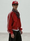  Áo Khoác [Unisex] Badblood - [w-jkt24-025] Billy Jersey Windbreaker Red 