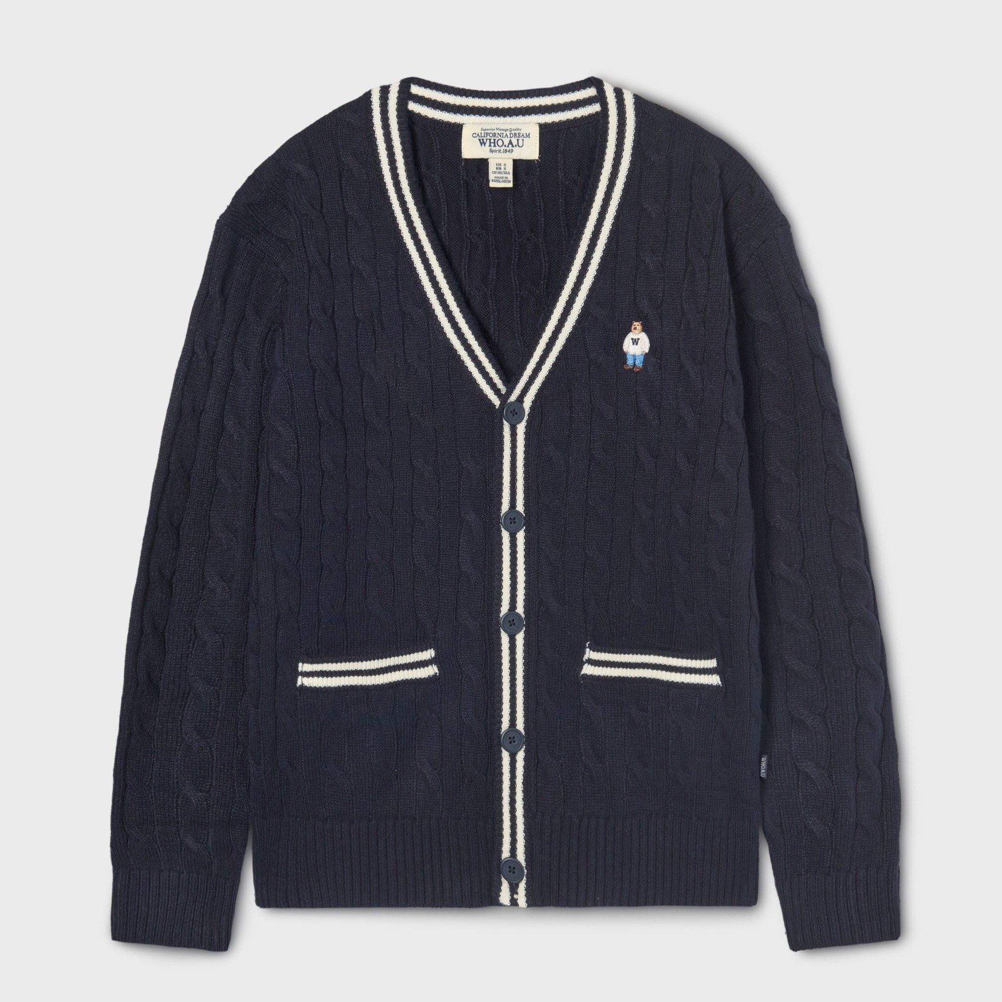  Áo Cardigan WHOAU [Nữ] - Steve Tilden Cable - WHCKF4933U 