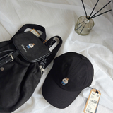  Nón Whoau - [Unisex] Steve Ball Cap Black - WHACE4902A 