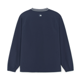  Áo Sweater MLB Korea - Varsity Sportive Curlsive Woven Boston Red Sox - 3AMTV1254-43NYS 