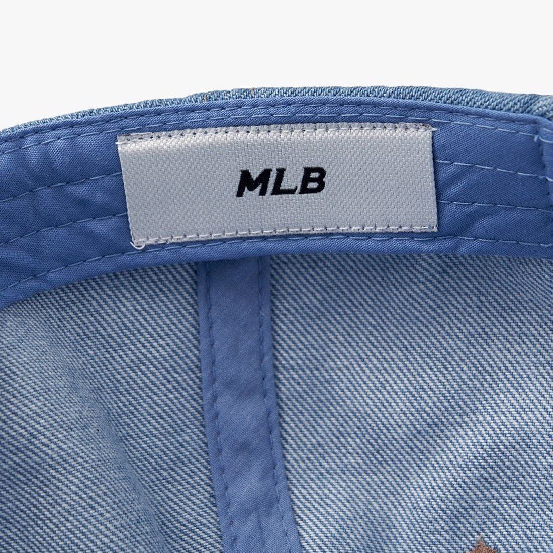  Nón MLB Korea - [Unisex] Damaged Washed Denim NY Yankees Blue - 3ACPVD34N-50BLL 